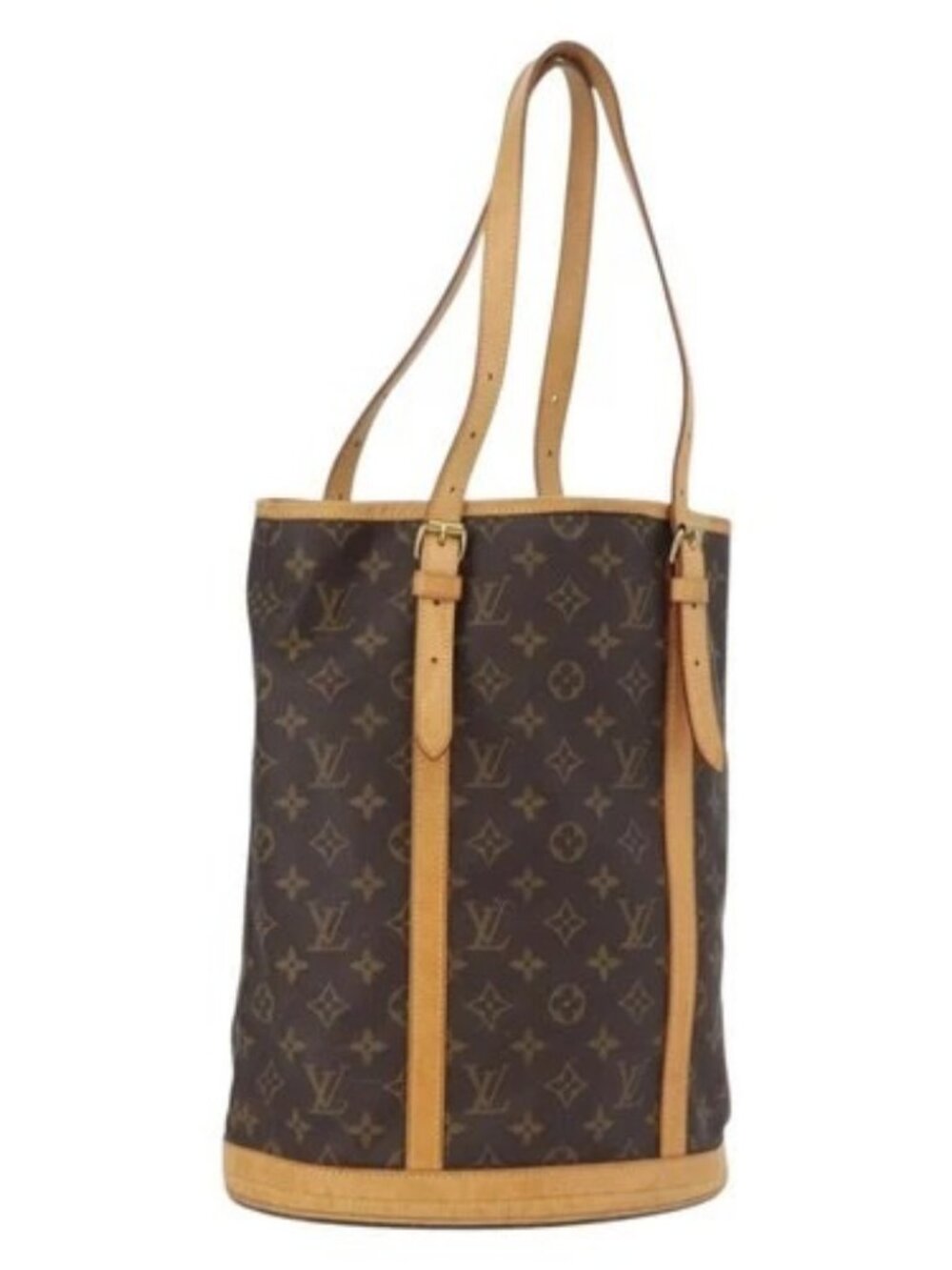 LOUIS VUITTON Monogram Bucket GM Shoulder Bag M42236 LV Auth ka2664